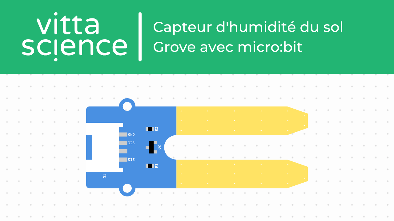 Capteur d'humidité du sol Grove avec micro:bit